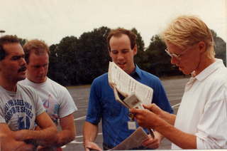 CHS XC alumni race circa 1987 -- Fasy, Marble, Mcnulty, Trautwein