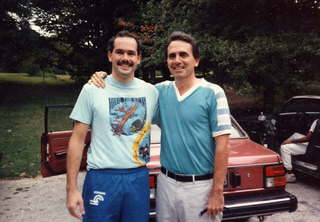 CHS XC 1988 -- Chris Fasy and Coach Sexton