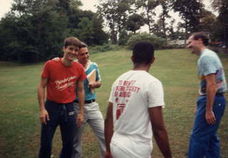 CHS XC 1988 -- starting line (zoom)
