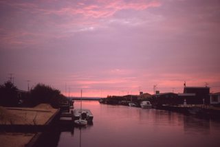 Philip E. Rosenberg slides - Long Beach Island - Loveladies Harbor - lagoon sunset