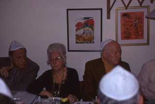 Philip E. Rosenberg slides seder + Dave, Anna, Mort
