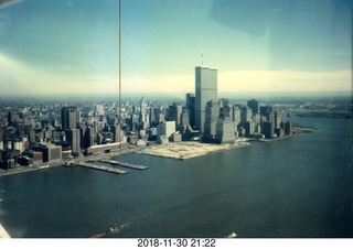 New York City (World Trade Center) from the air
