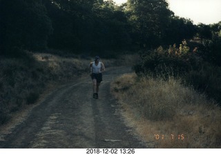 California running trail + Adam