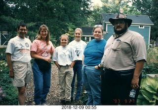 24 104. Kevin + Barbera Gardiner + two daughters + Helen + Mike Bird