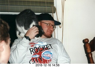 Philip E. Rosenberg slides -- Adam's Bar Mitzvah - cat Cloudy