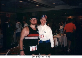 Adam's first marathon, 1974 December 1