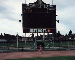 Adam at Hayward Field