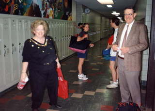 CHS math day 1994 -- Joe Bintner, Edna Katz
