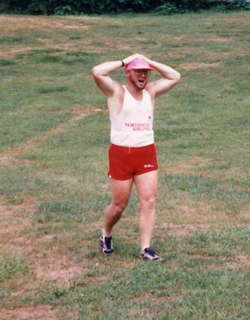 CHS XC 1993 -- Coach Sexton and Adam