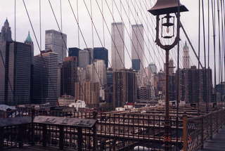 Adam over Bratislava bridge