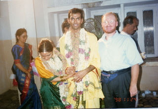 Satish-Geeta wedding in Madras, India - Adam in Mahabalipuram