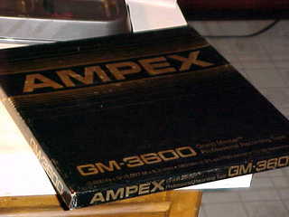 Ampex GrandMaster tape box
