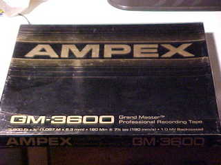 Ampex GrandMaster tape box
