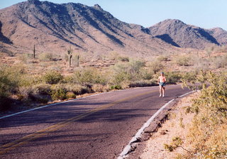 Phoenix, Adam running at South Mountain Park 5