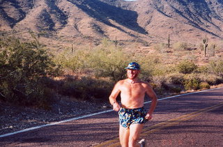 Phoenix, Adam running at South Mountain Park 7