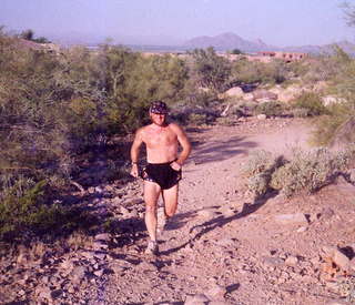 Phoenix, Adam running at South Mountain Park 2
