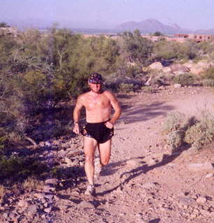 Phoenix, Adam running at South Mountain Park 3