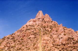 Pinnacle Peak top in the morning sun