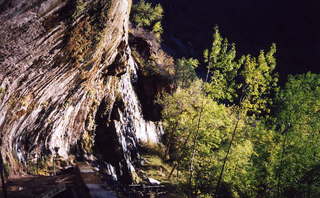 Pinnacle Peak from the park entrance