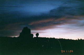 Arches National Park - Balanced Rock - sunset