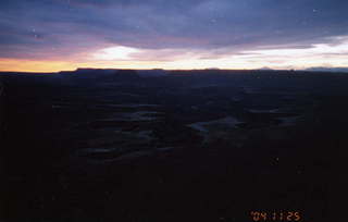 Canyonlands National Park - Green River Overlook - sunset