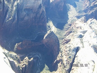 aerial -- Zion National Park -- Angel's Landing