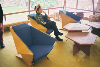 Taliesin West (Frank Lloyd Wright) -- nifty chairs