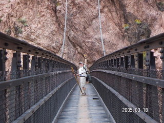 Grand Canyon -- Black Bridge from above -- South Kaibab