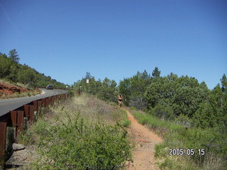 Sedona Airport trail -- Adam running (small)