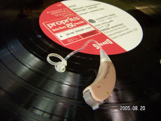 record with hearing aid