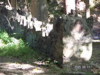 Grand Canyon -- ground seen through the Silver Bridge