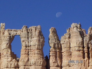 MSLT Ringtail Trail, moon over hill