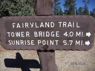 Bryce Canyon -- Natural Bridge