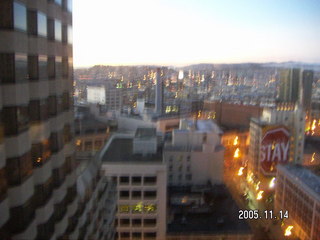 San Francisco from my hotel window