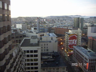 San Francisco from my hotel window