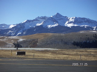 mountains at Telluride Airport TEX