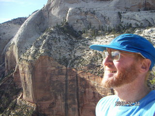 Zion National Park -- Angel's Landing hike -- Adam