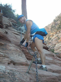 Zion National Park -- Angel's Landing hike -- Adam