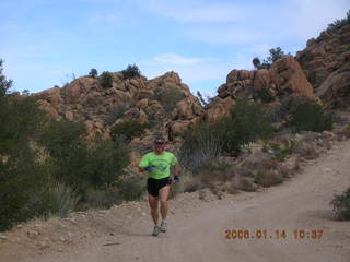 Bagdad -- Coors Lake trail -- Adam running