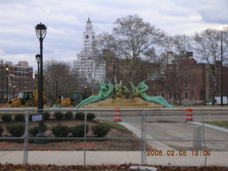 area outside Franklin Institute in Philadelphia
