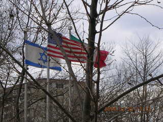 flags on Ben Franklin Parkway in Philadelphia