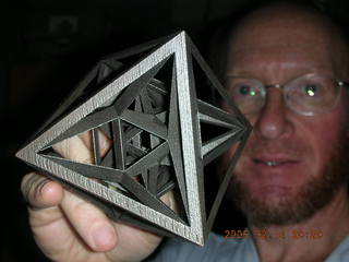 120-cell sculpture from Bathsheba Grossman -- Adam