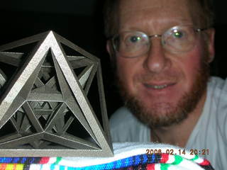 120-cell sculpture from Bathsheba Grossman -- Adam