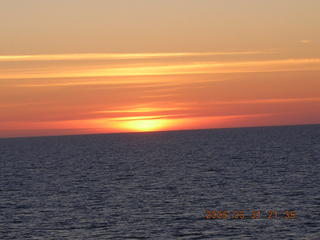 2006 eclipse trip -- sunset on the Mediterranian Sea