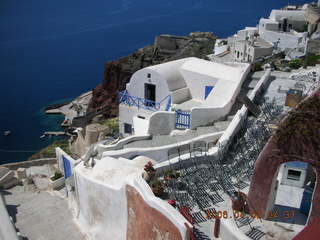 2006 eclipse trip -- Santorini shopping stop