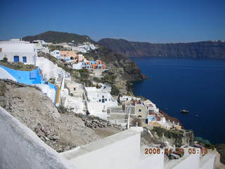 2006 eclipse trip -- Santorini shopping stop