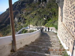 Entering the downstairs powder room.