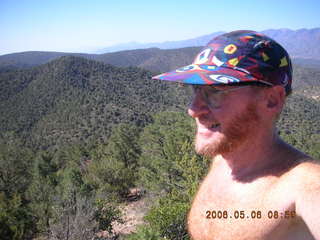Bagdad -- Coors Lake trail -- Adam running