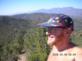 Adam at Payson run vista view