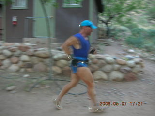 Phantom Ranch -- Adam running